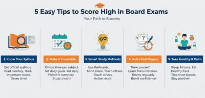 Easy Tips to Score High in Board Exams
